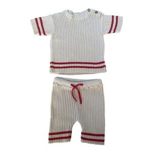 Fin & Vince 2 Piece Baby Knit Outfit 18/24 Months Organic Cotton